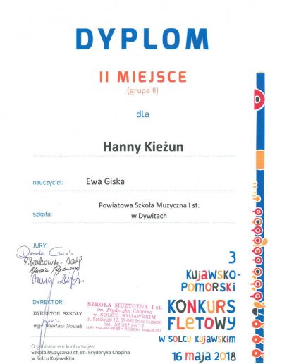 2018 05 16 Hanna Kieżun 100p