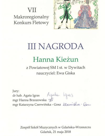 2018 05 21 Hanna Kieżun 100p