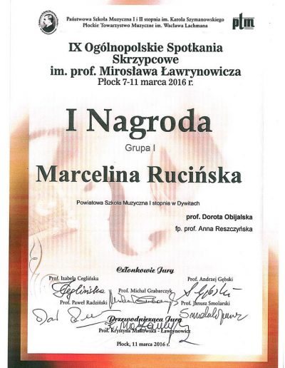 2016 07 11 Marcelina Rucińska