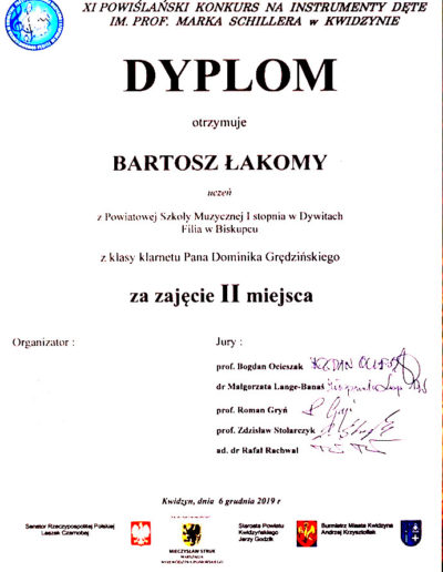 2019 12 06 Bartosz Łakomy