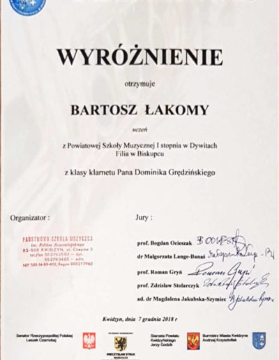 2018 12 07 Bartosz Łakom 100py